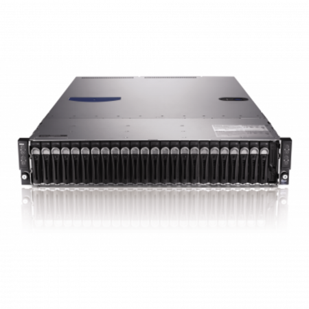Сервер Dell PowerEdge C6220, 8 процессоров Intel Xeon 8C E5-2680 2.70GHz, 128GB DRAM, 24 отсека под HDD 2.5