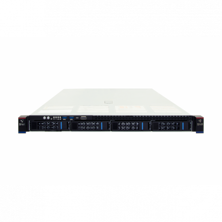 Серверная платформа SNR-SR1204RS, 1U, Scalable, DDR4, 4xHDD, резервируемый БП