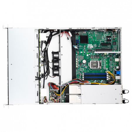 Сервер SNR-SR160R-V5, 1U, 1 процессор Intel Xeon E3-1220v5, 16G DDR4, 2x1TB HDD, резервируемый БП