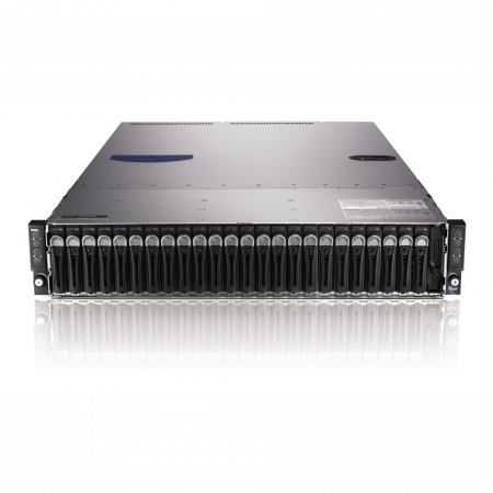 Сервер Dell PowerEdge C6220, 8 процессоров Intel Xeon 6C E5-2640 2.50GHz, 128GB DRAM, 24 отсека под HDD 2.5