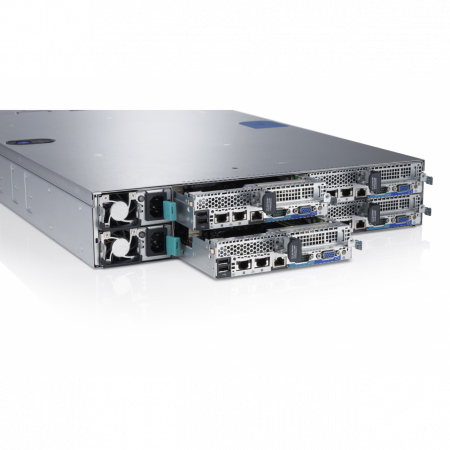 Сервер Dell PowerEdge C6220, 8 процессоров Intel Xeon 6C E5-2640 2.50GHz, 128GB DRAM, 24 отсека под HDD 2.5