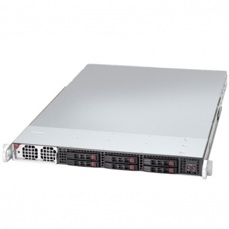 Платформа Supermicro 1U SYS-1019GP-TT, 1 процессор Intel Scalable, DDR4, 6x2,5 HDD SAS/SATA, 2x10Gbase-T, до двух графических ускорителей