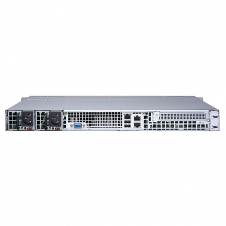 Платформа Supermicro 1U SYS-6019P-MTR, До двух процессоров Intel  Xeon Scalable, DDR4, 4x3,5 HDD SATA, 2x1000Base-T