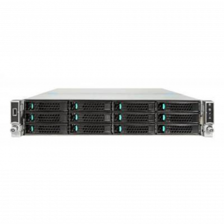 Серверная платформа Intel R2312WFTZSR 2U, до двух процессоров Intel Scalable, 24xDDR4, 12x3.5 HDD, 2x10Gb Base-T, 2xM.2 PCI-Ex4, 2x1300W PSU