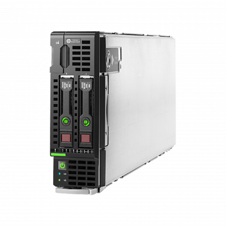 Шасси Блейд-сервера HP BL460c Gen9, до двух процессоров Intel Xeon E5-2600v3, 16 слотов DDR4, контроллер H244br, сетевой контроллер 10Gb 536FLB