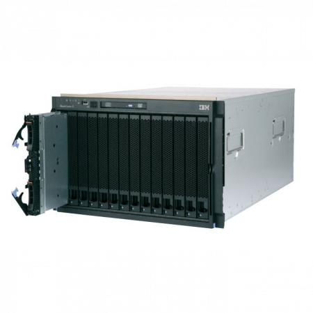 Блейд-система IBM BladeCenter E, 14 блейд-серверов HS22: 2 процессора Intel Xeon Quad-Core L5520 2.26GHz, 24GB RAM, 292GB SAS