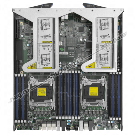 Серверная платформа SNR-SR1204R, 1U, E5-2600v4, DDR4, 4xHDD, резервируемый БП